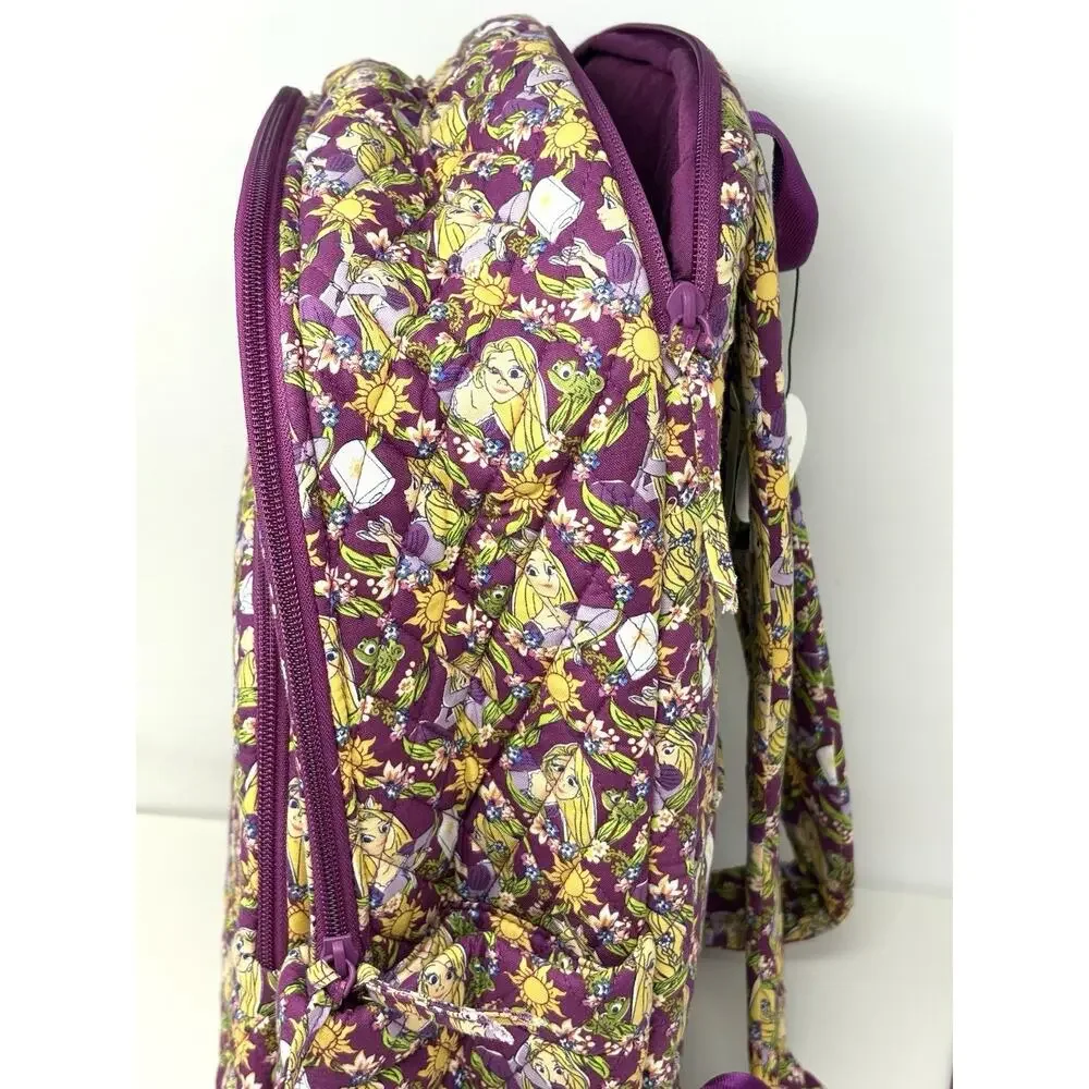 Vera Bradley Rapunzel Climbing Ivy Essential Large Backpack EXACT Laptop Pocket